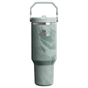 Stanley 40 oz Stainless Steel Ice Flow Flip Straw Tumbler Agate Calacatta